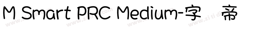 M Smart PRC Medium字体转换